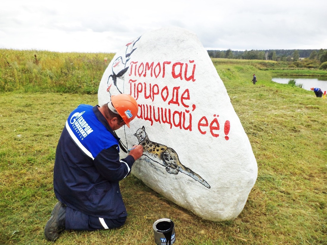 Благоустройство территории, прилегающей к пруду доочистки сточных вод филиала "Крупское УМГ"