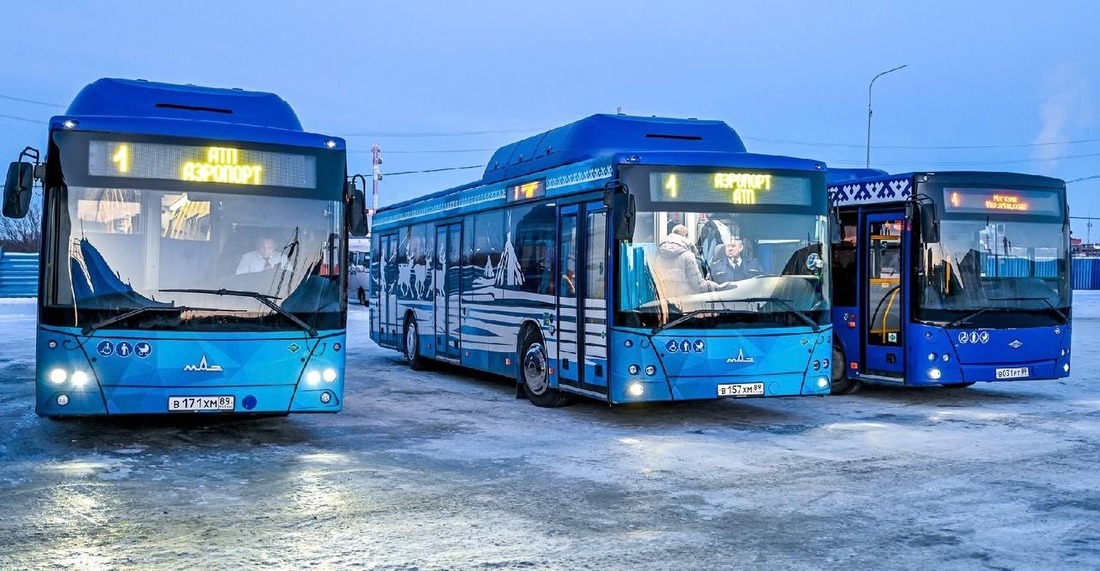 МАЗы на Ямале (фото предоставлено ООО "Газпром газомоторное топливо")